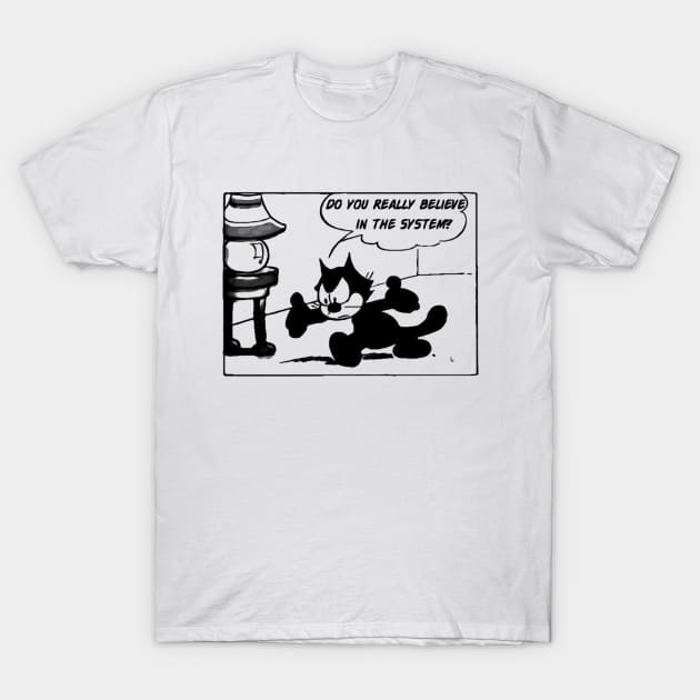 Felix The Cat! (Frustrated) T-Shirt by bpleasies